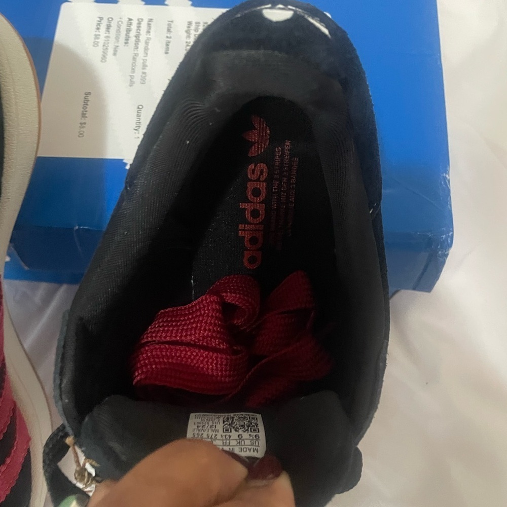 Adidas Black and Red Sneakers for Women and Men - Picture 12 of 13